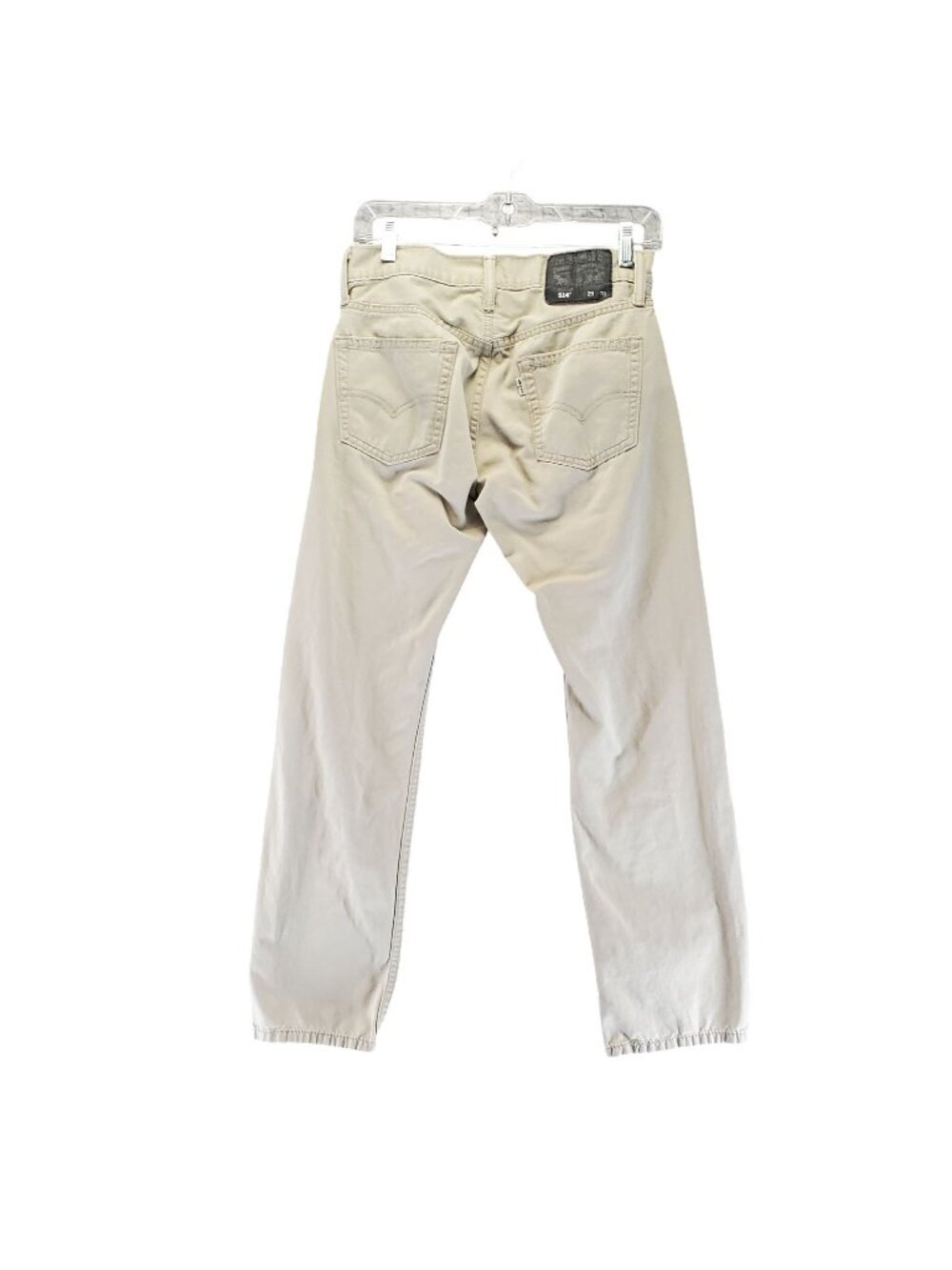 Levis Jeans Mens 29x30 Tan 514 Classic Straight Cotton Denim